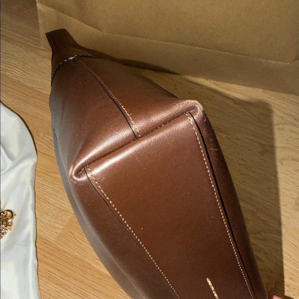 Coach Brooklyn 28 in Maple/Brown (purse charm not included) - Picture 15 of 15